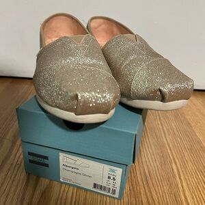 Tom’s Alpargata Champagne Glitter